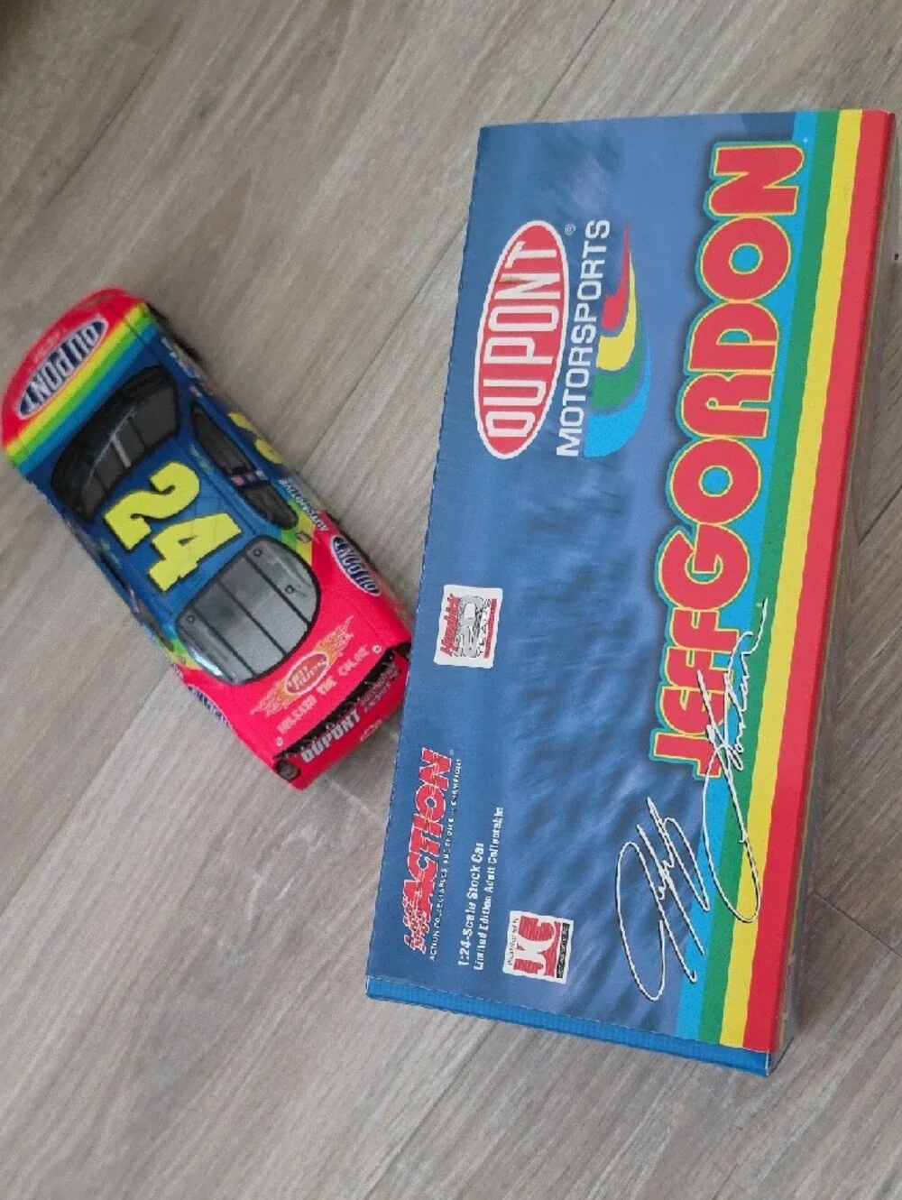 Jeff Gordon #24 DuPont Rainbow Die-Cast Race Car | 1 Of 1200